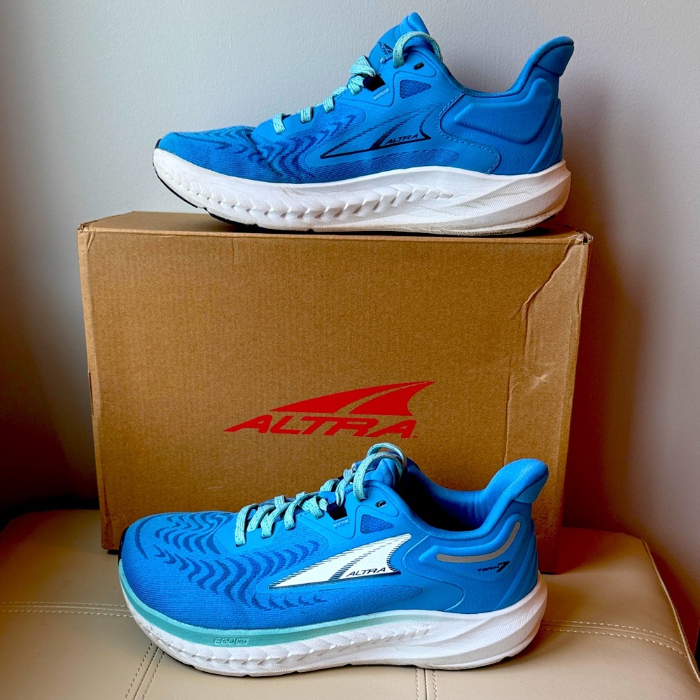 Altra Electric Blue Running Shoes with White Soles